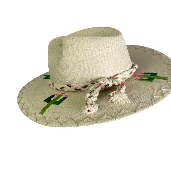 Corazon Playero Exclusive Cactus Embroidered Sun Hat - Picture 3 of 16